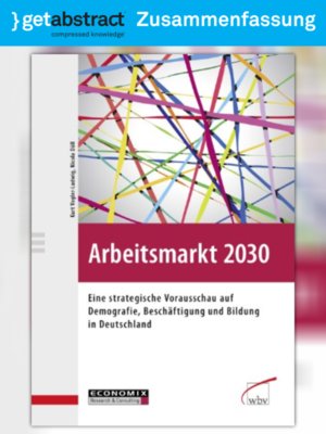 cover image of Arbeitsmarkt 2030 (Zusammenfassung)